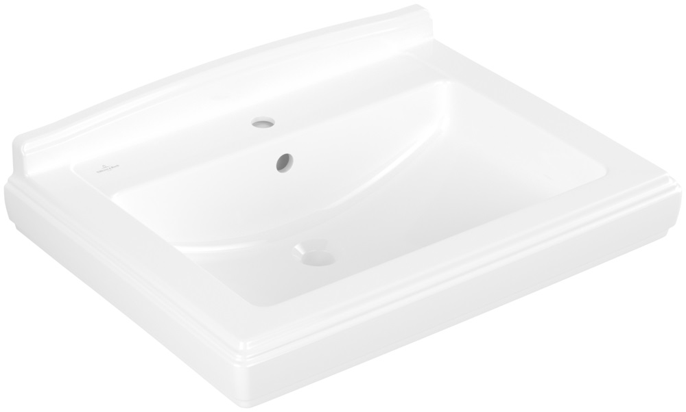 Villeroy & Boch Hommage Waschbecken 75x58 cm rechteckig Klassisch-Möbel weiß 710175R1