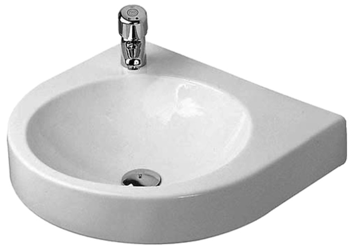 Duravit Architec Waschbecken 57.5x52 cm halbrund Klassisch weiß 0449580009