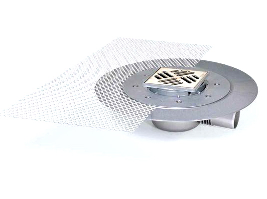 Kessel Superflache Punktablauf cm stahl 42701.91