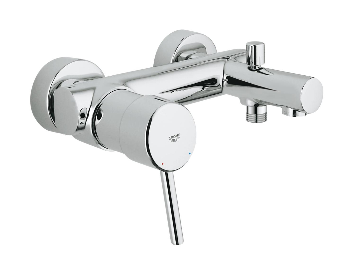 Grohe Concetto Badewannen- und Duscharmatur Wandmontage StarLight Chrome 32211001