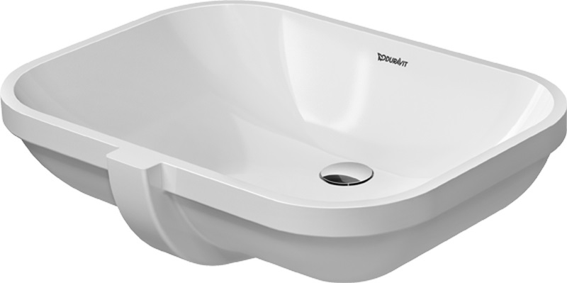 Duravit D-Code Waschbecken 56x40 cm rechteckig Unterbauwaschbecken weiß 0338560000