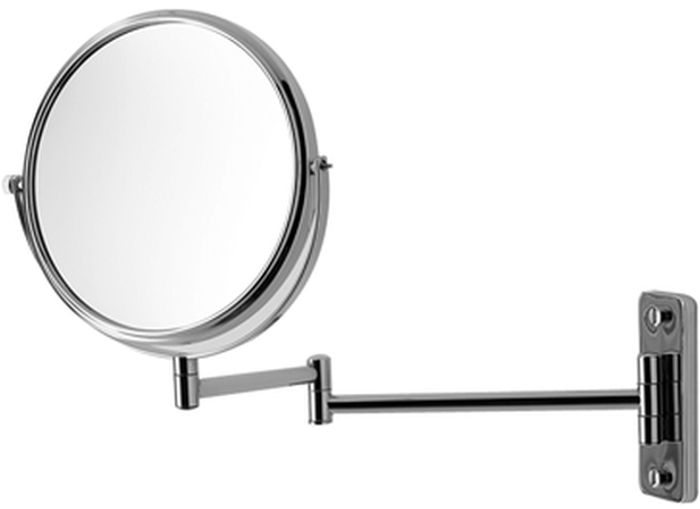 Duravit D-Code Kosmetikspiegel 20x20 cm rund chrom 0099121000