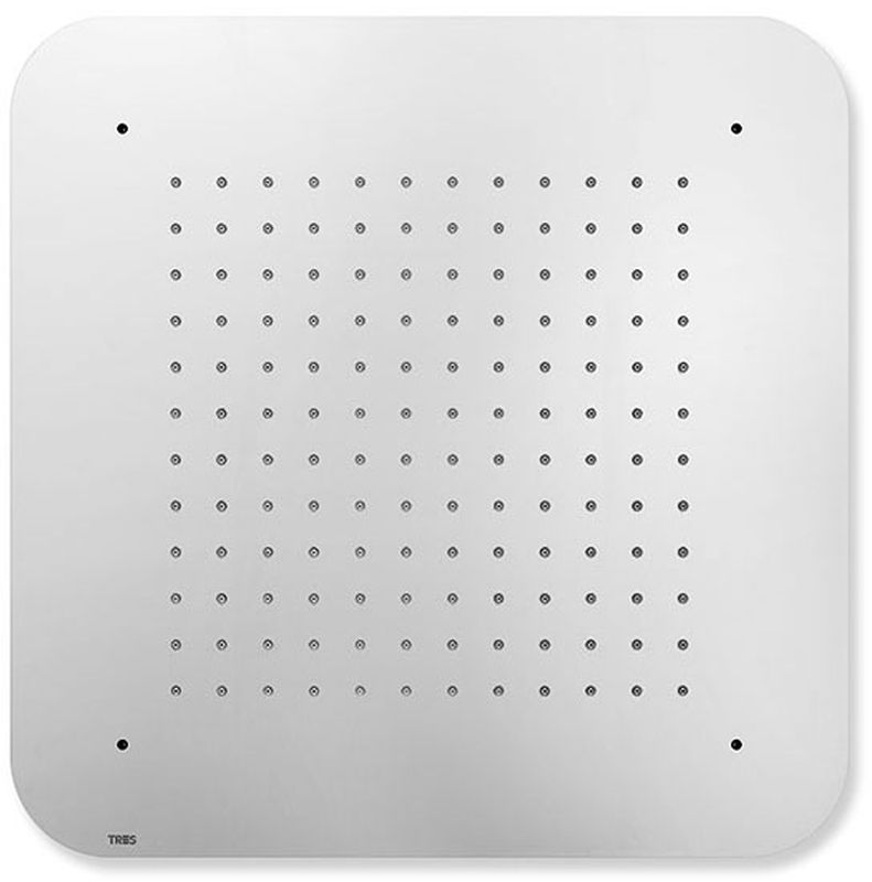 Tres Exclusive Kopfbrause 42x42 cm quadratisch chrom 299.516.07