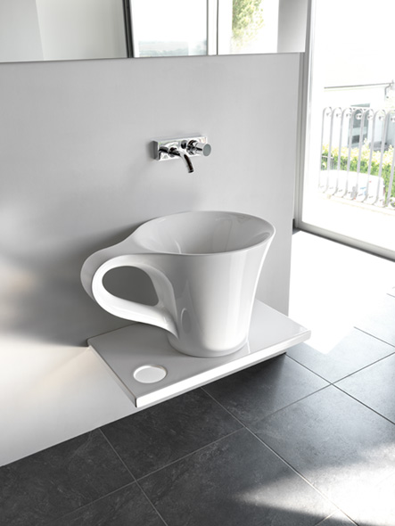 Art Ceram One Shot Waschbecken 69x50 cm Aufsatzwaschbecken weiß OSL00501;00