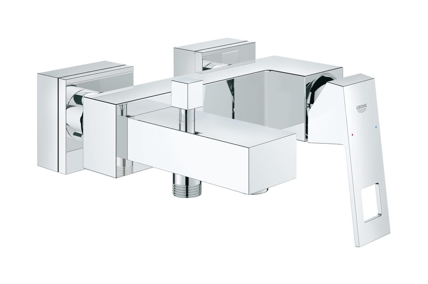 Grohe Eurocube Badewannen- und Duscharmatur Wandmontage StarLight Chrome 23140000