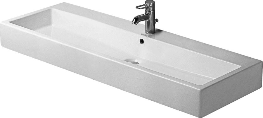 Duravit Vero Waschbecken 120x47 cm rechteckig Klassisch-Möbel weiß 0454120027