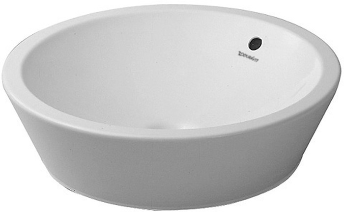 Duravit Starck 1 waschbecken 53x53 cm rund nabla-förmig weiß 04475300001