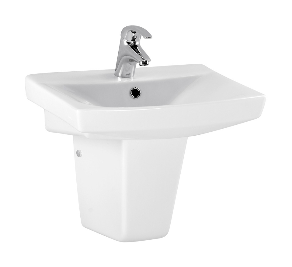 Cersanit Carina Waschbecken 50x39 cm rechteckig Klassisch-Möbel weiß K31-004