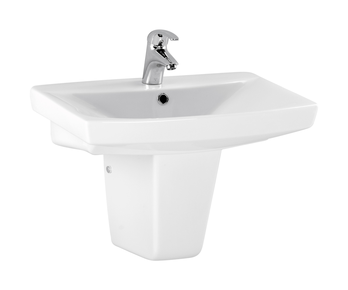 Cersanit Carina Waschbecken 60x41 cm rechteckig Klassisch-Möbel weiß K31-006