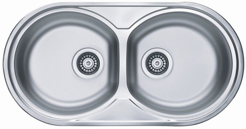 Alveus Form Stahlspüle 83.2x43.7 cm stahl 1060002