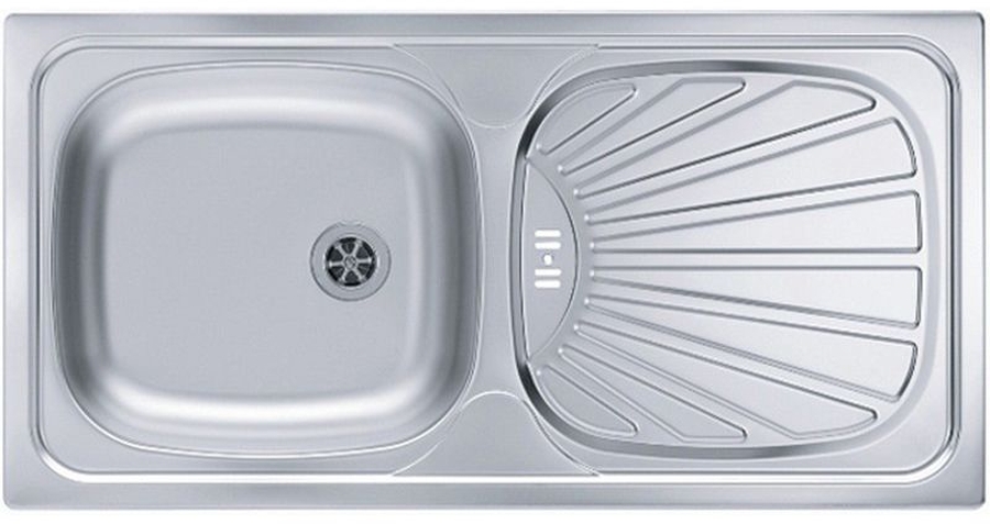 Alveus Basic stahlspüle 86x43.5 cm stahl 1008844