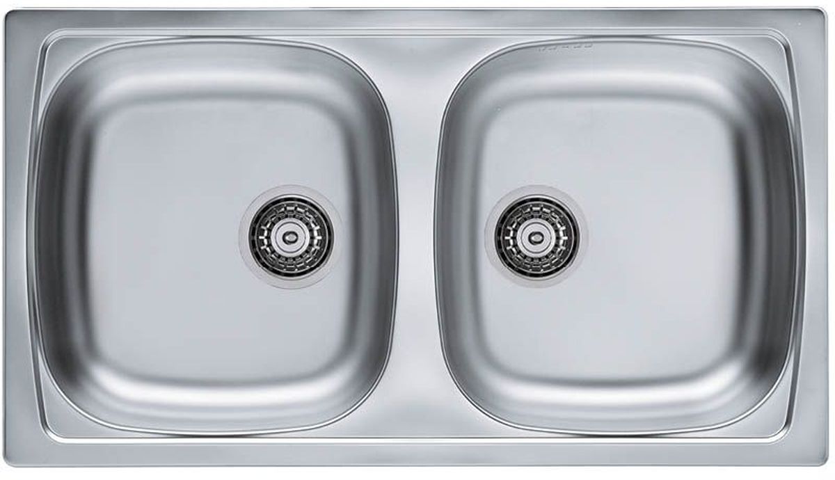 Alveus Basic stahlspüle 78x43.5 cm 1049434