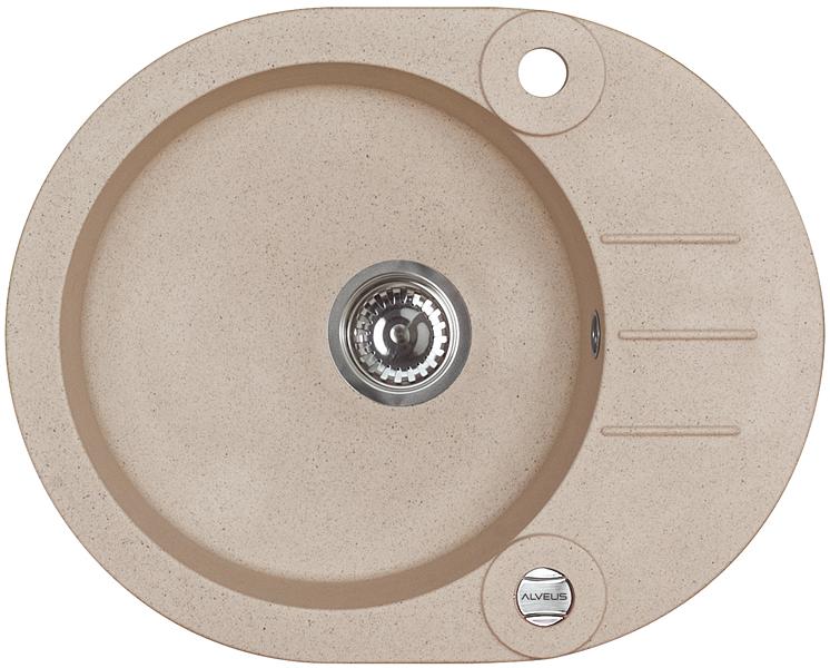 Alveus Rock'n'Roll granitspüle 59.5x47.5 cm beige 1214055