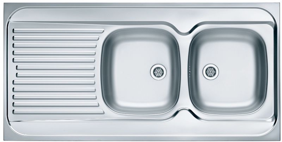 Alveus Classic Stahlspüle 120x60 cm stahl 1009085