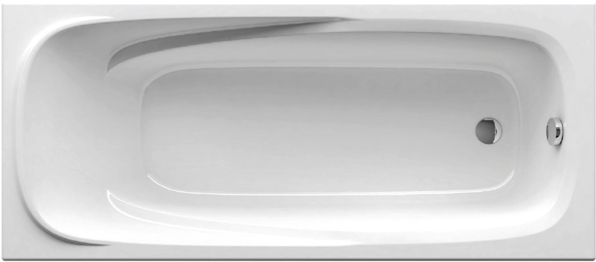 Ravak Vanda II Rechteckige Badewanne 150x70 cm weiß CO11000000