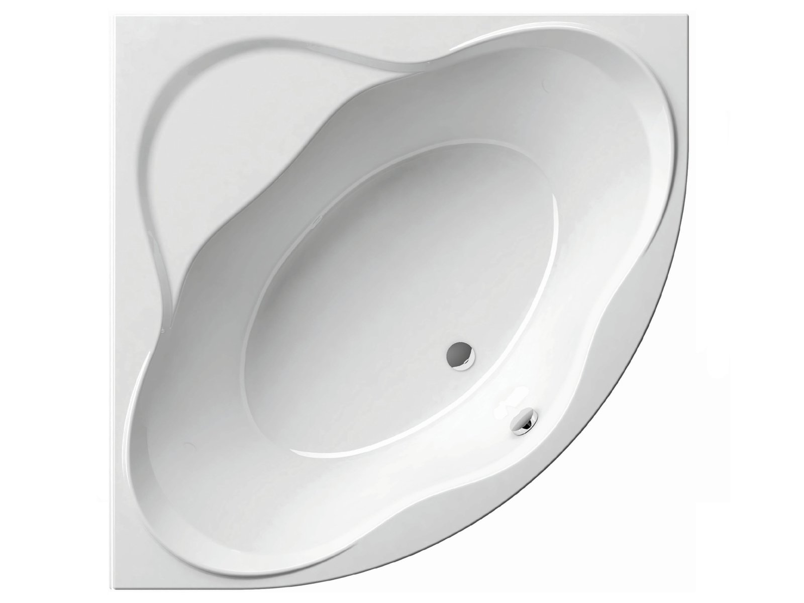Ravak NewDay Eckbadewanne 140x140 cm linksseitig weiß C651000000