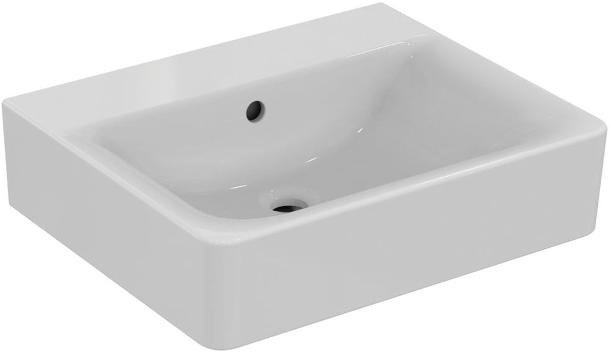 Ideal Standard Connect Waschbecken 55x46 cm rechteckig Klassisch weiß E811101
