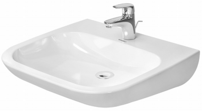 Duravit Med Waschbecken 60x55.5 cm rechteckig Klassisch für Behinderte weiß 23136000002