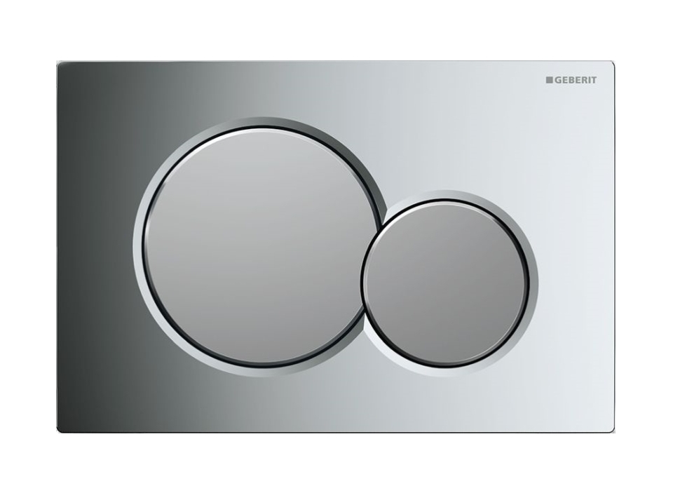Geberit Sigma Betätigungsplatte für Toilette glänzender Chrom-mattchrom 115.770.KA.5