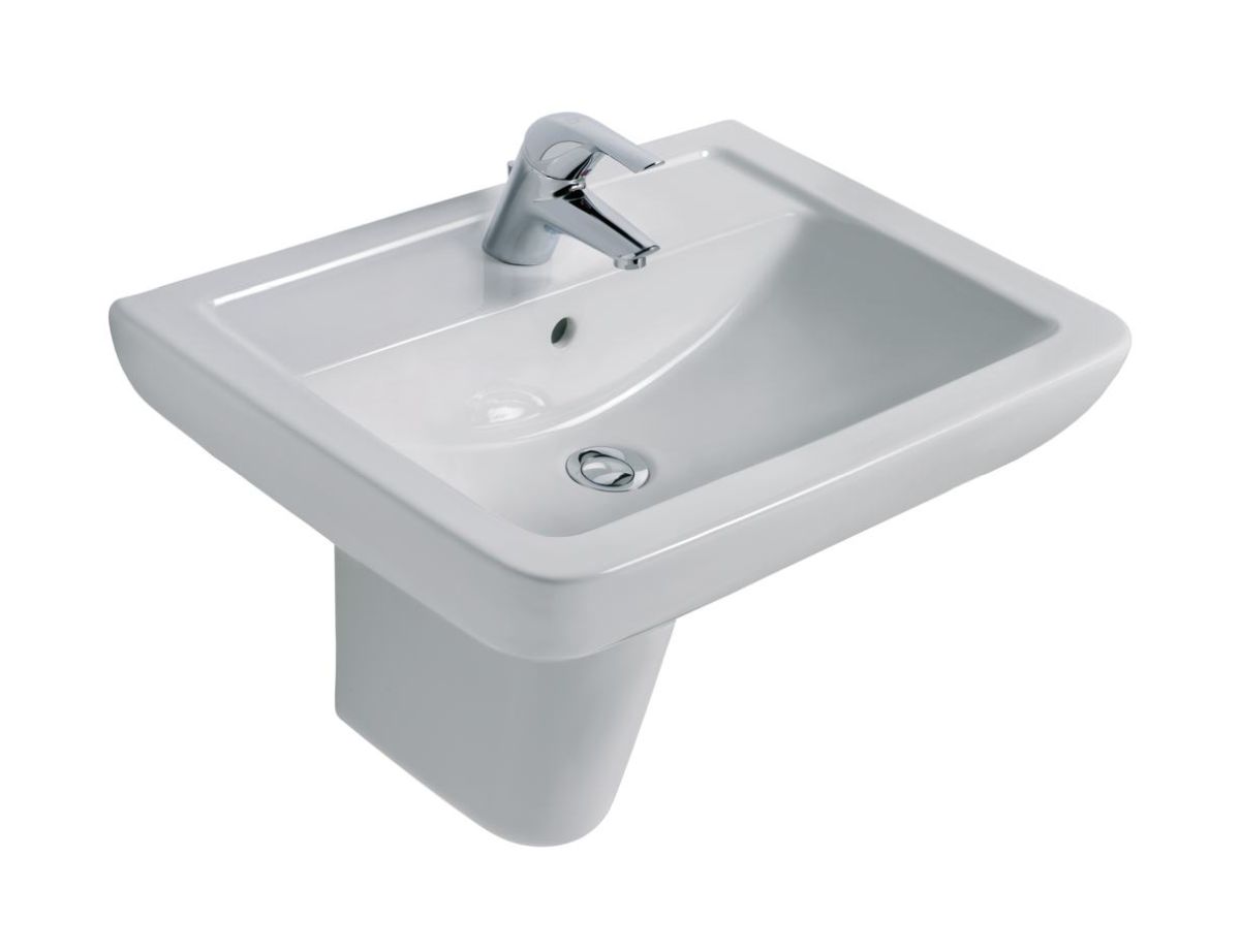 Ideal Standard Ecco Waschbecken 65x46 cm rechteckig Klassisch weiß V302701