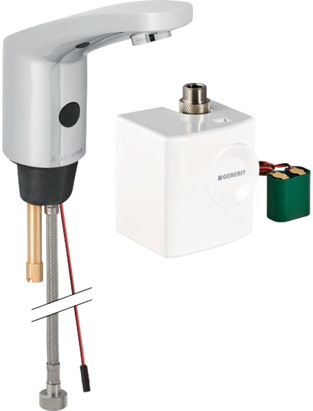 Geberit 185 Waschbeckenventil Stehend Elektronisch chrom 116.335.21.1