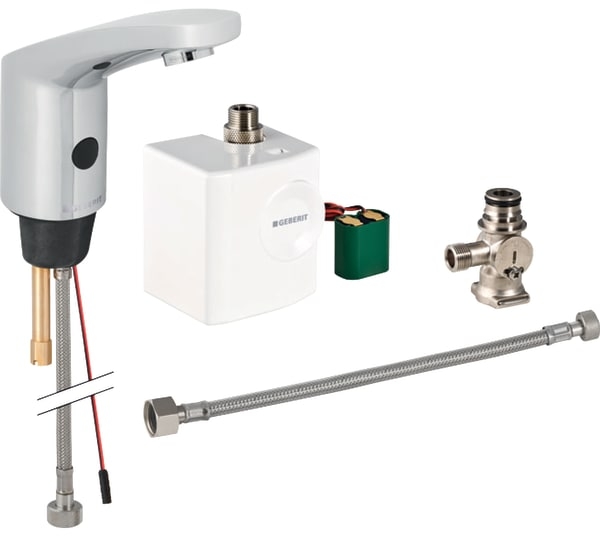 Geberit 185 Waschtischarmatur Stehend Elektronisch chrom 116.365.21.1