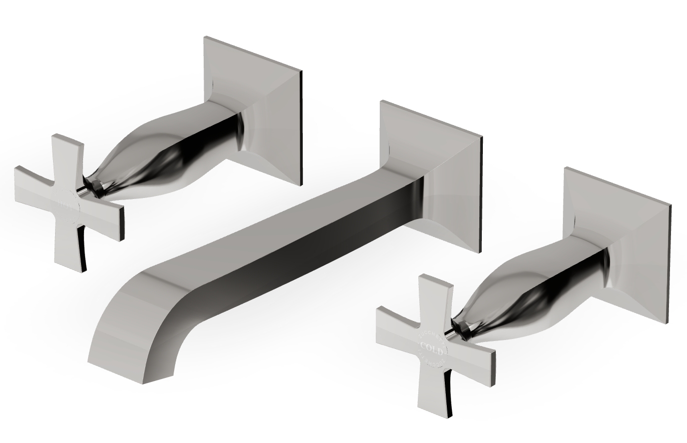 Zucchetti Bellagio Waschtischarmatur Unterputz nickel ZB1699.C8