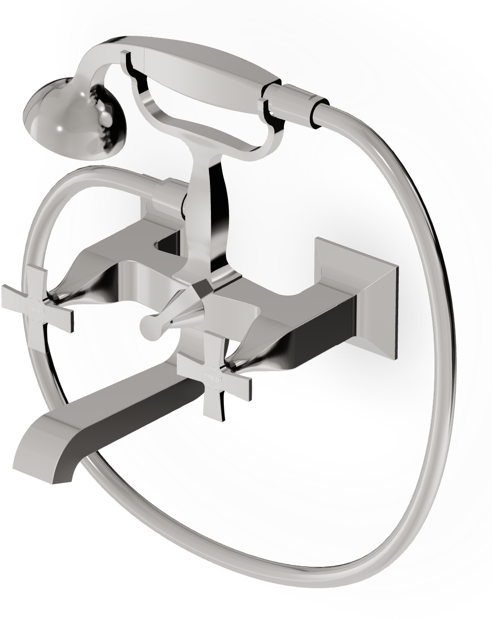 Zucchetti Bellagio Badewannen- und Duscharmatur Wandmontage || ZB1228.C8