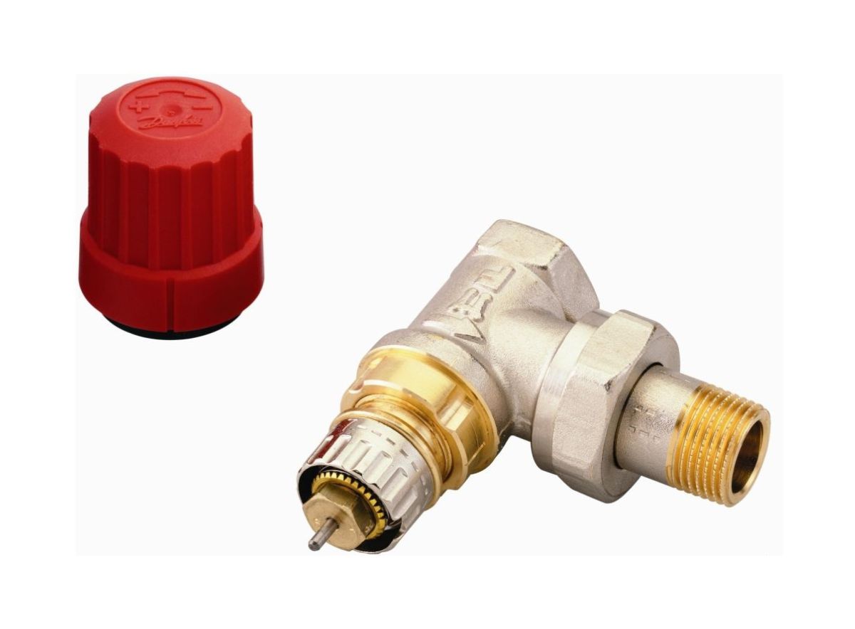 Danfoss RA-N Thermostatisches Eckventil nickel 013G3903
