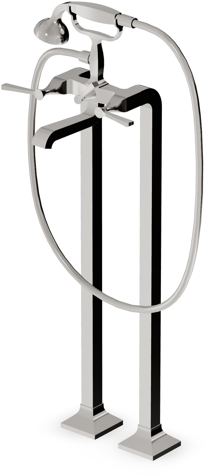 Zucchetti Bellagio Badewannen- und Duscharmatur freistehend || ZB2247.C8