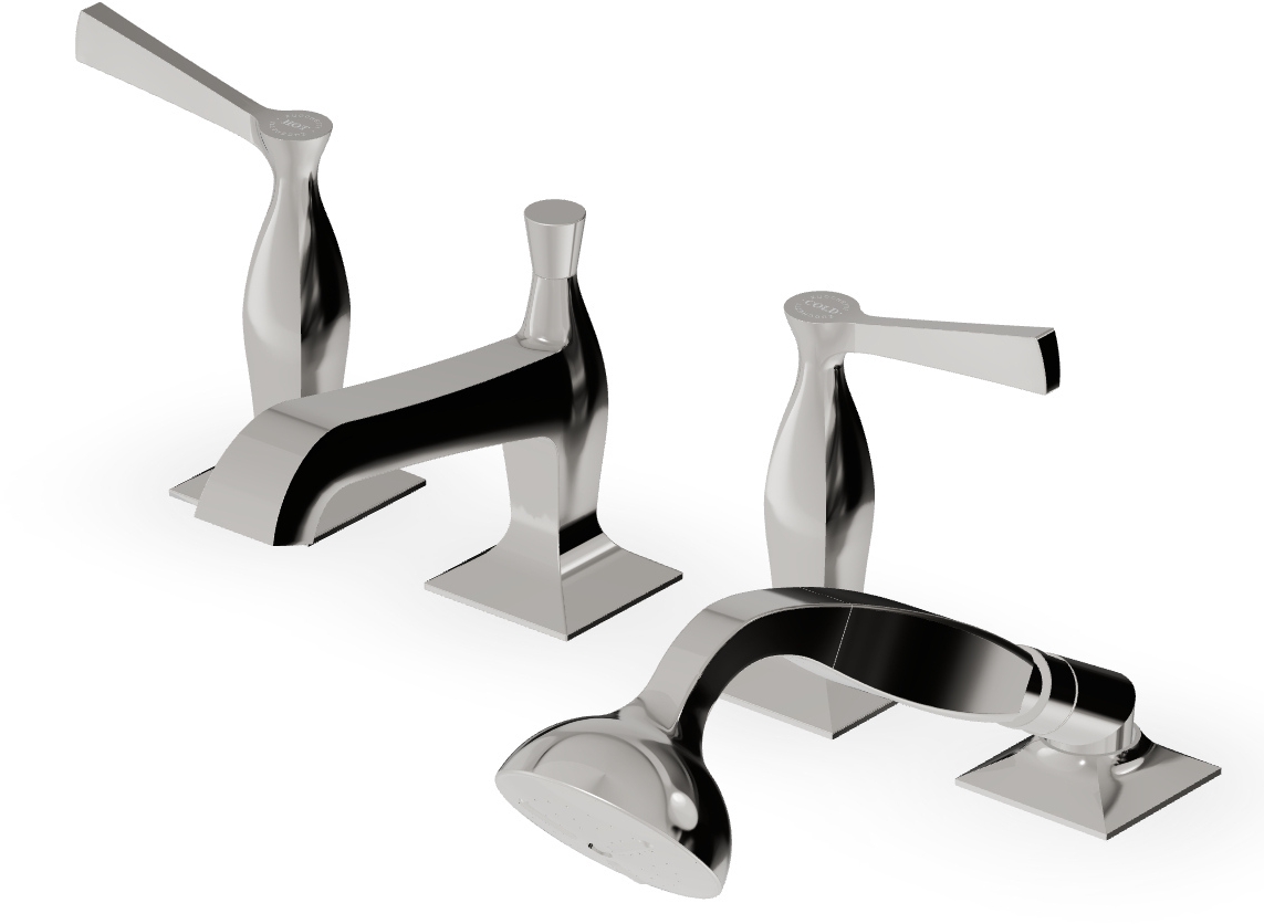 Zucchetti Bellagio Badewannen- und Duscharmatur awannenmontiert || ZB2441.C8