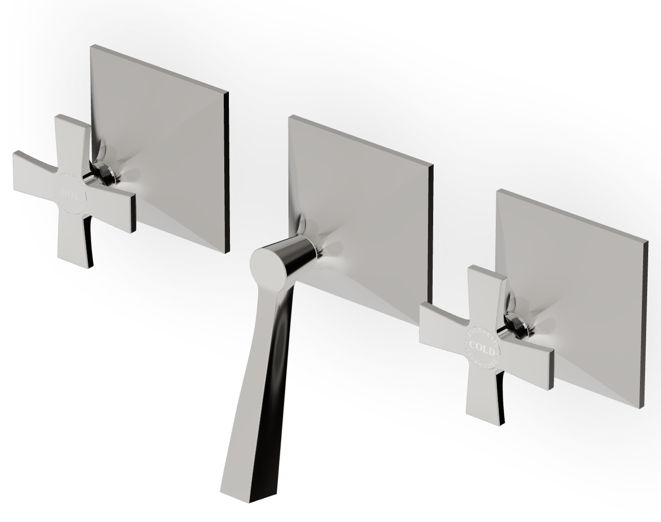 Zucchetti Bellagio Badewannen- und Duscharmatur Unterputz || ZB1695.C8