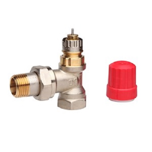 Danfoss RA-N Thermostatisches Eckventil nickel 013G3913
