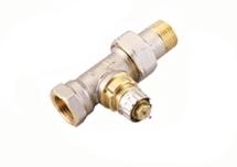 Danfoss RA-N Thermostatisches Durchgangsventil nickel 013G3914