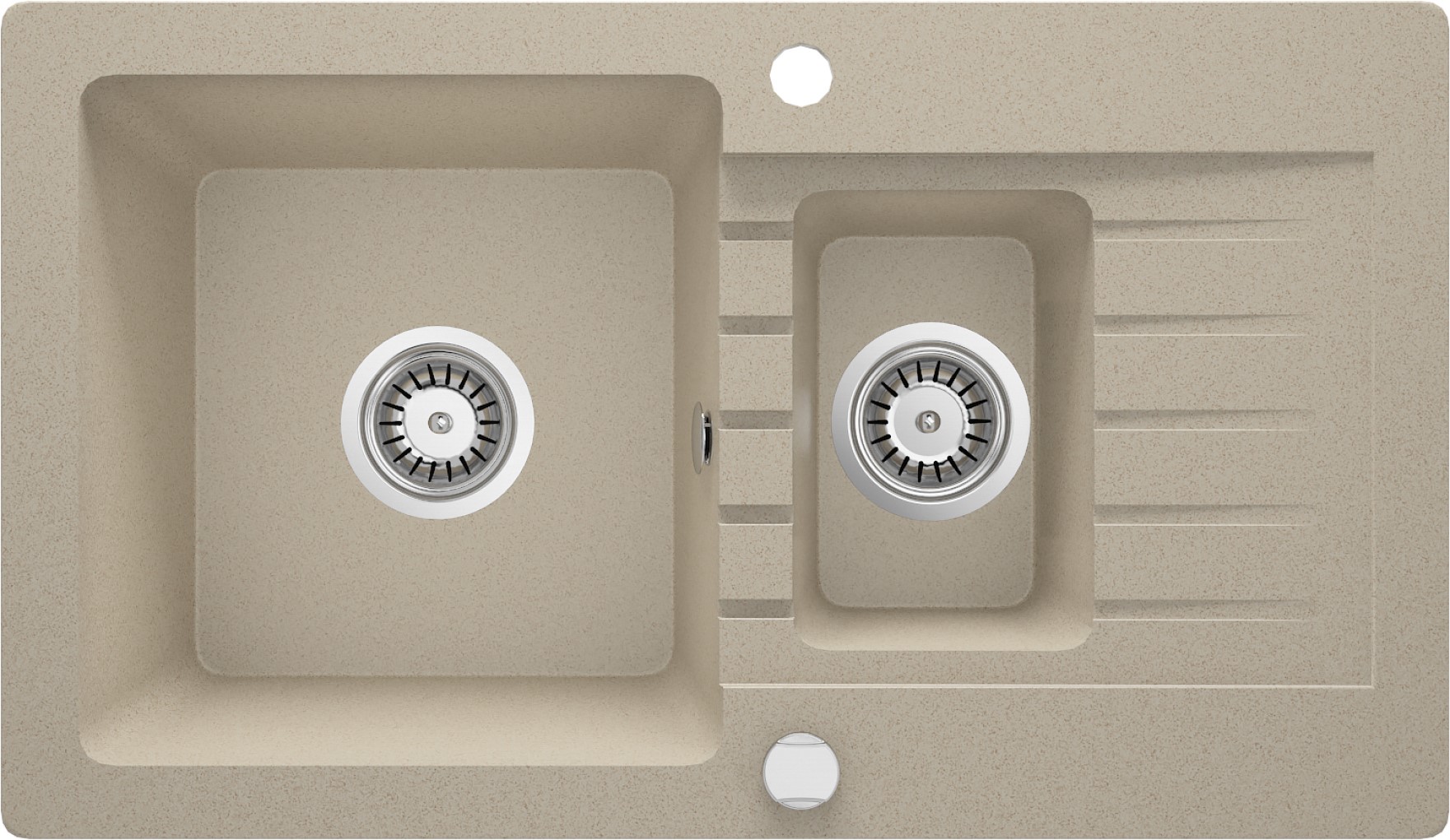 Deante Zorba granitspüle 76x44 cm beige ZQZ_7513