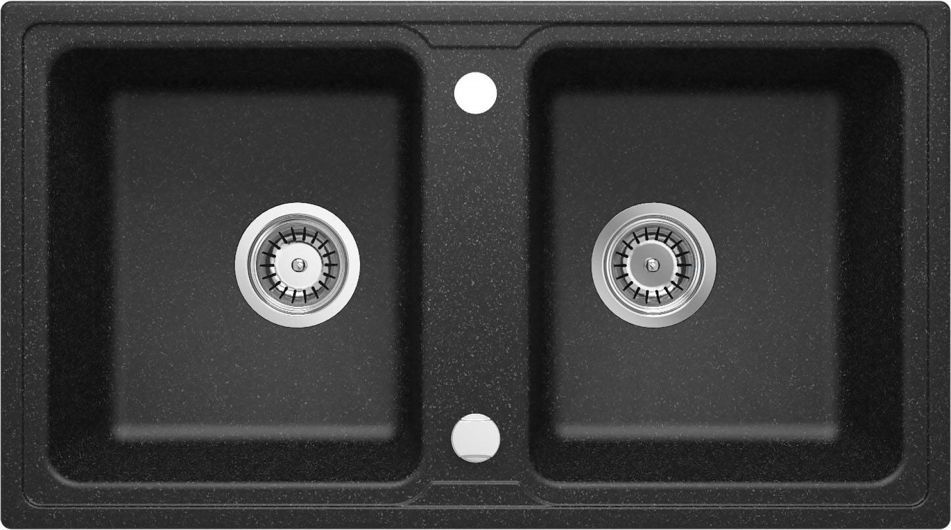 Deante Zorba granitspüle 78x43.5 cm grau/graphit/onyx ZQZ2203