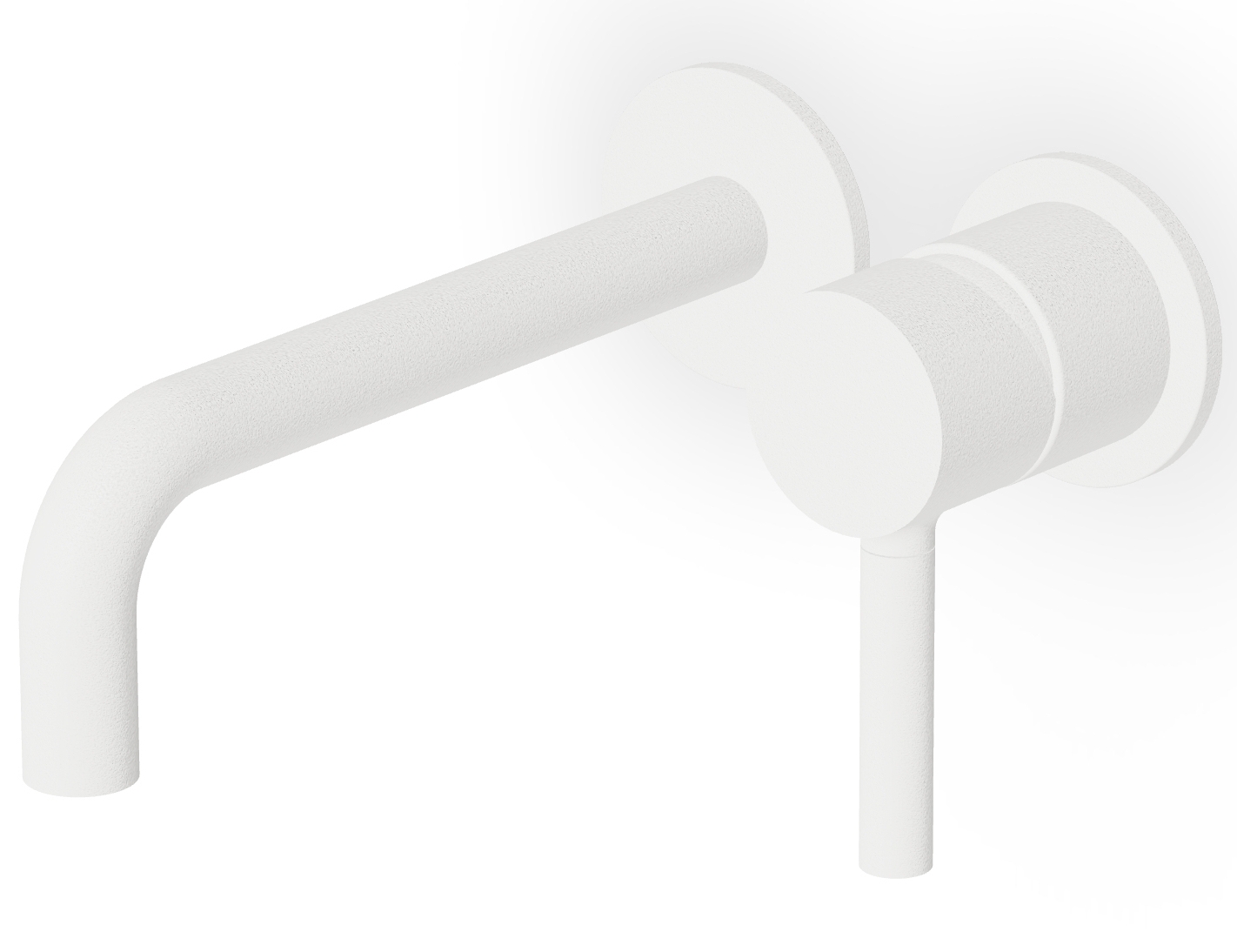 Zucchetti Pan Waschtischarmatur Unterputz weiß ZP6030.W1