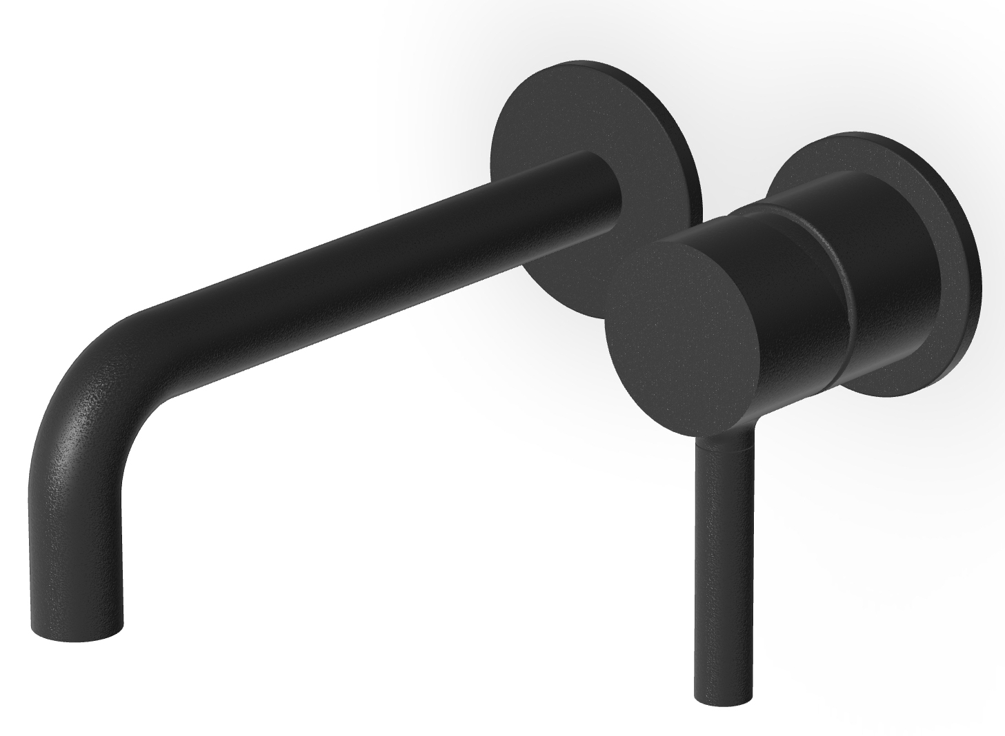 Zucchetti Pan Waschtischarmatur Unterputz schwarz ZP6030.N1