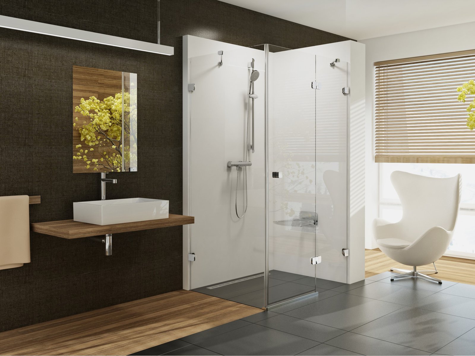 Ravak Brillant Dusche 120x90 cm rechteckig chrom Glanz/durchsichtiges Glas 0UPG7A00Z1