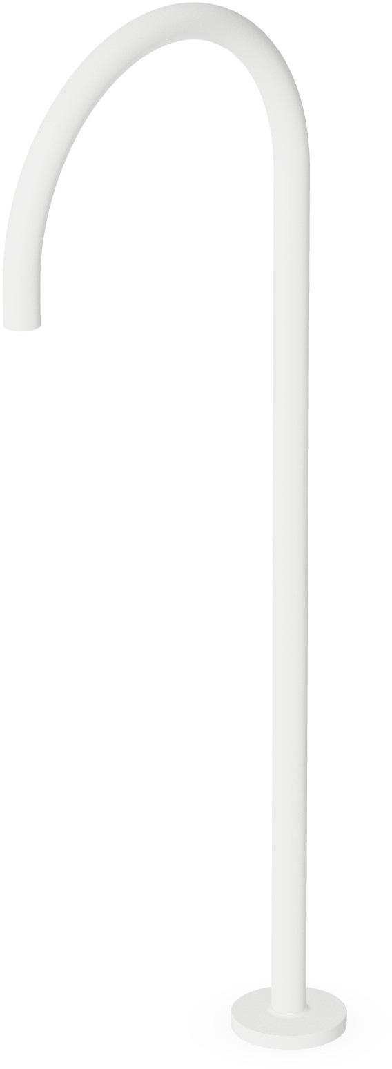 Zucchetti Pan Auslauf für Badewannenarmatur für Badewanne weiß Z92059.W1