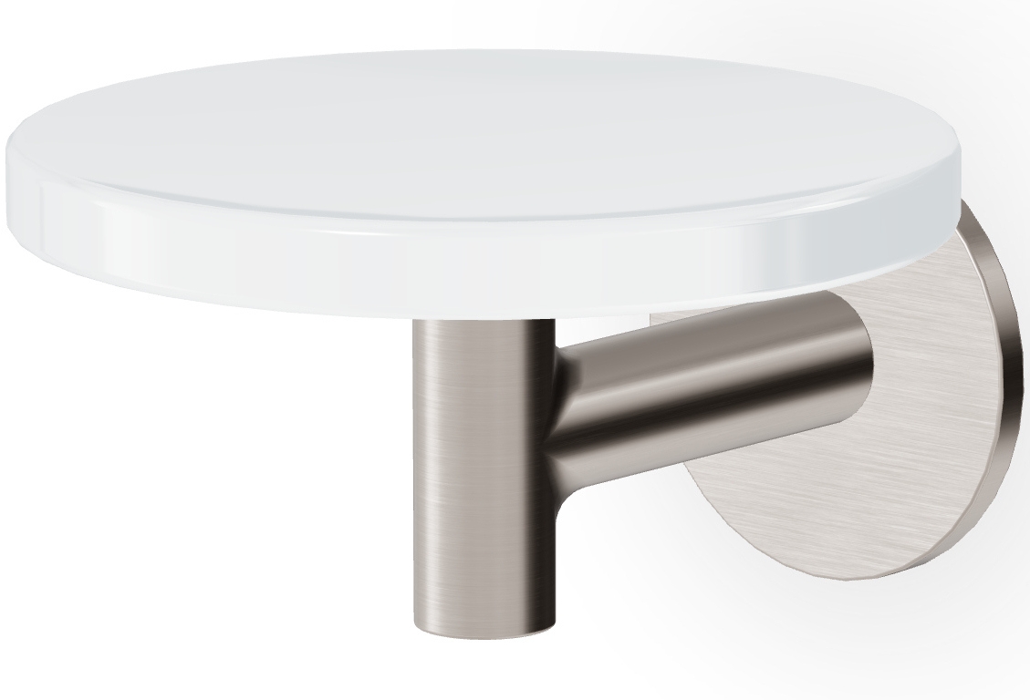 Zucchetti Pan Seifenschale Wand nickel-weiß ZAC610.C3