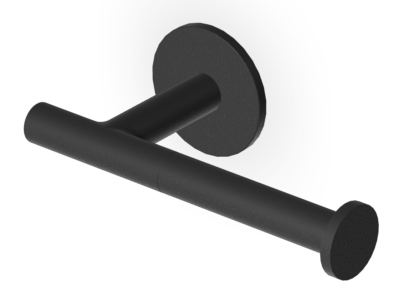 Zucchetti Pan Klopapierhalterung schwarz ZAC630.N1