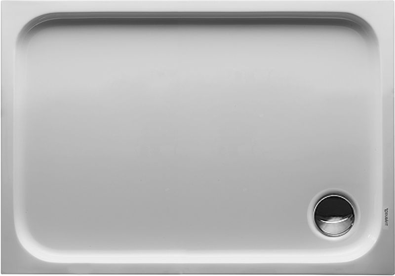 Duravit D-Code Rechteckige Duschwanne 100x70 cm weiß 720093000000000