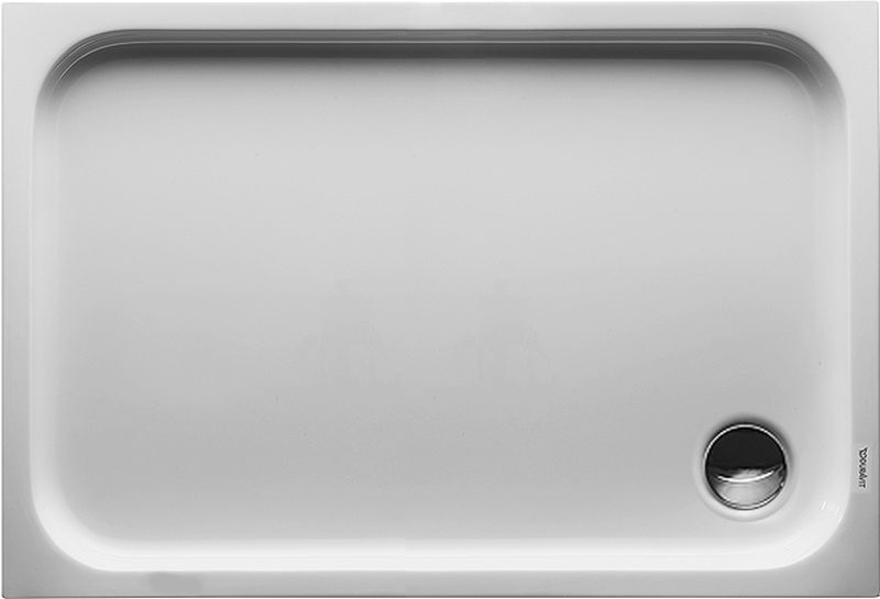 Duravit D-Code Rechteckige Duschwanne 110x75 cm weiß 720097000000001