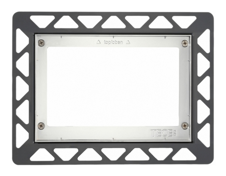 Tece Knopfmontagerahmen für Toilette glänzender Chrom 9.240.649