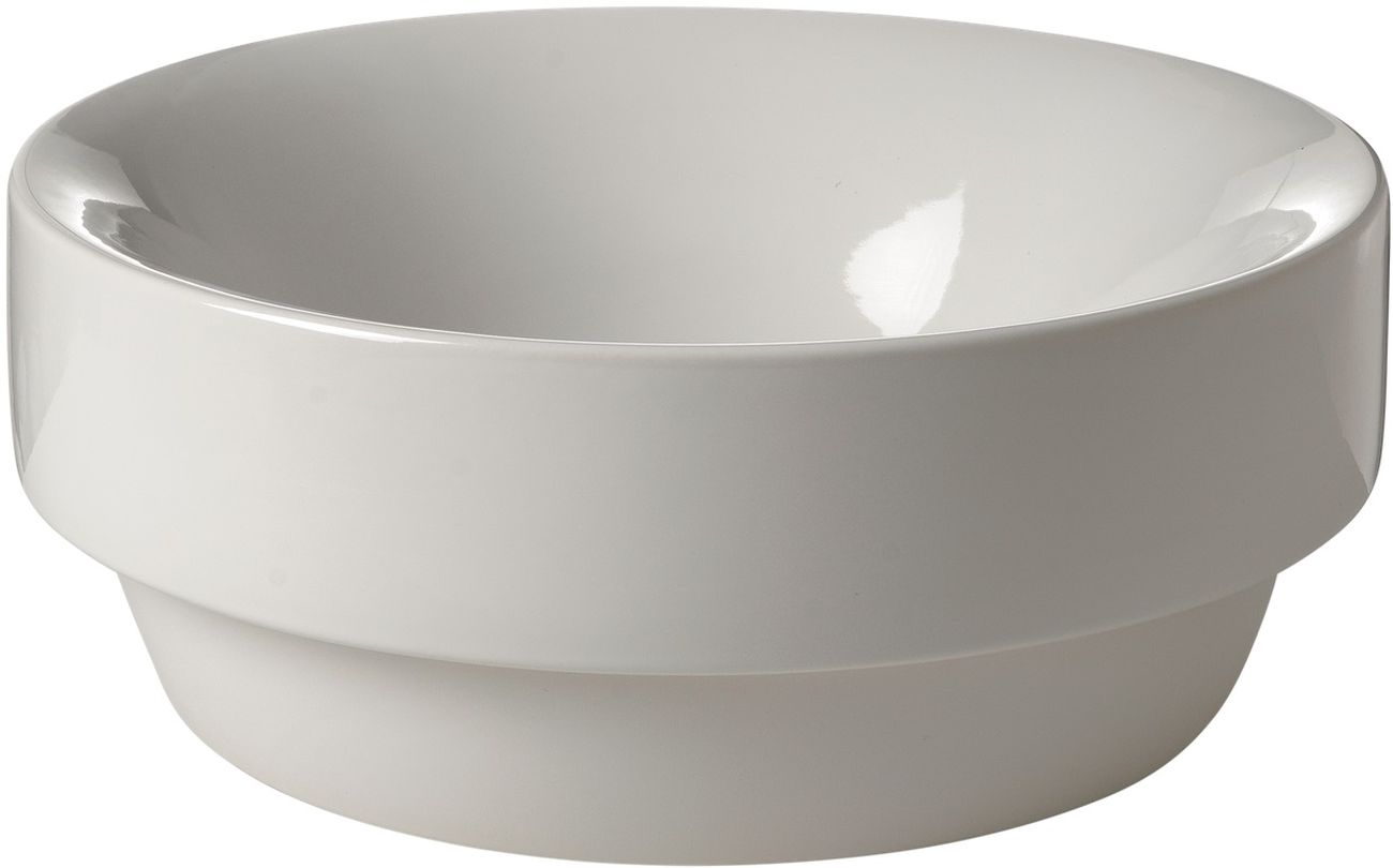 Kerasan Cento Waschbecken 35x35 cm rund Einbauwaschbecken weiß 355801