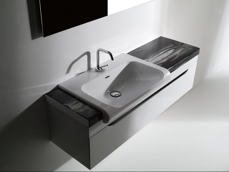 Kerasan Inka project Kabinett 118x37x30 cm Unterschrank hängend weiß 911101