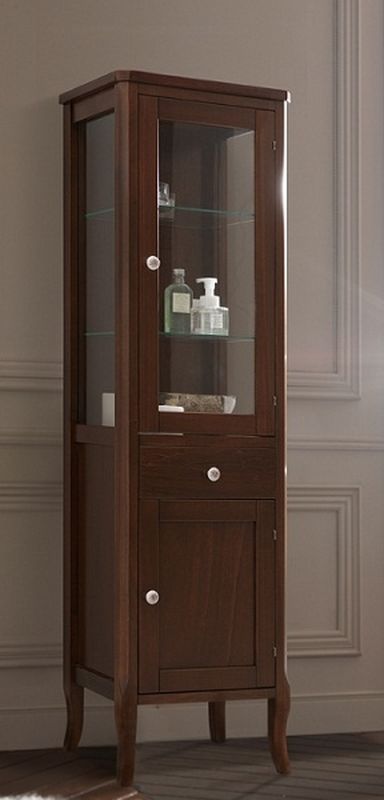 Kerasan Retro Kabinett 46.5xx160.5 cm Seitenschrank stehend nuss 731540