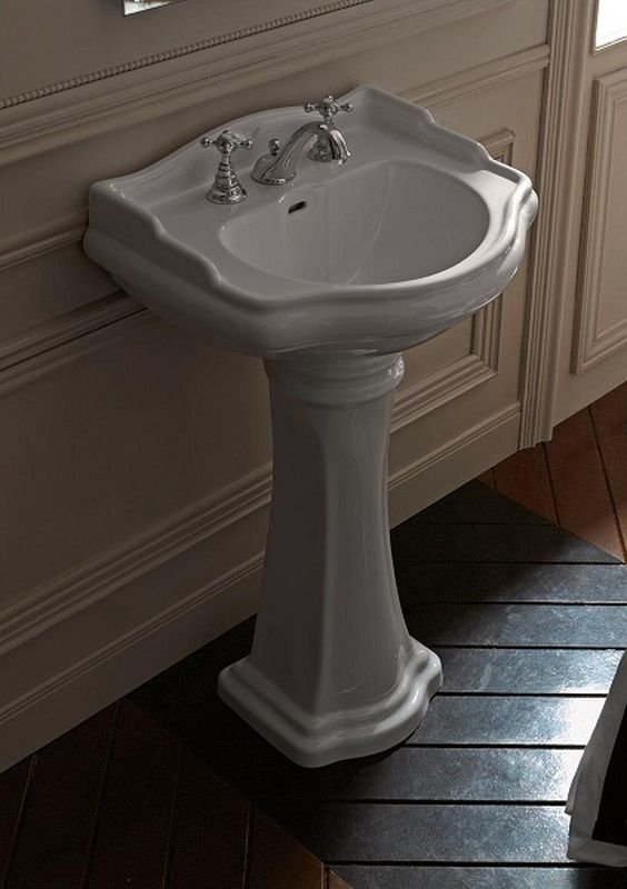 Kerasan Retro Sockel weiß 107001