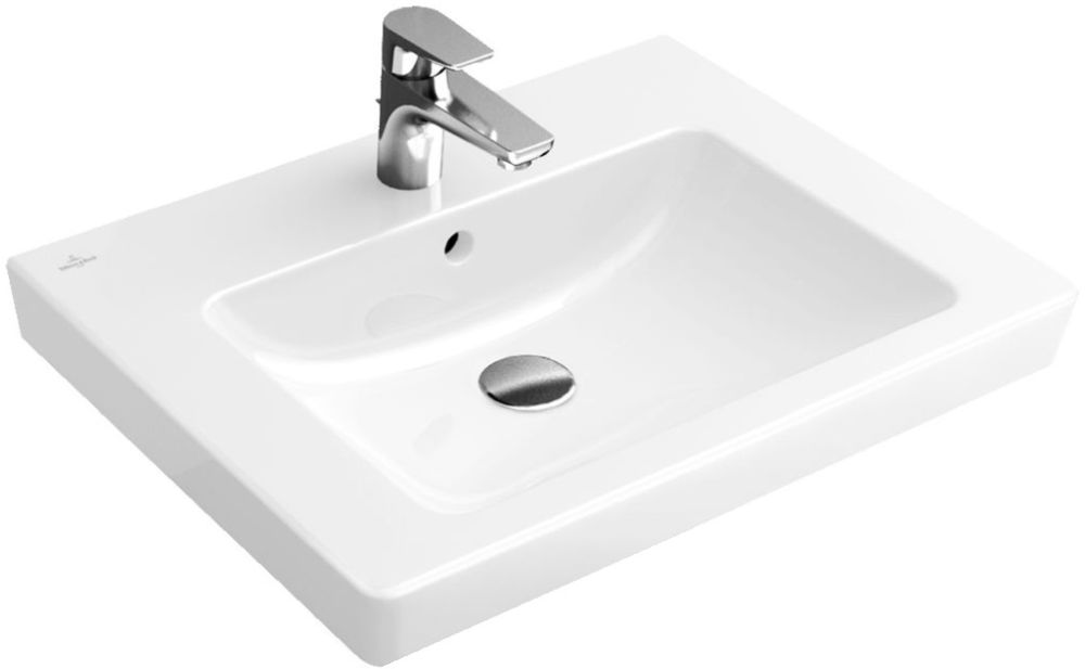 Villeroy & Boch Subway 2.0 Waschbecken 65x47 cm rechteckig Klassisch weiß 711365R1